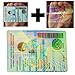 5 ID Cards Security Hologram Overlay Stickers with Micro Secure Technology SHID-08 