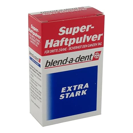 blend-a-dent Super Haftpulver extra stark 50g für die Dritten Zähne