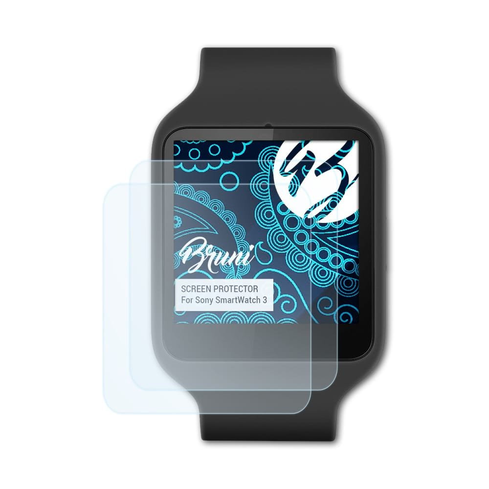 Bruni Película Protectora para Sony SmartWatch 3 Protector ...