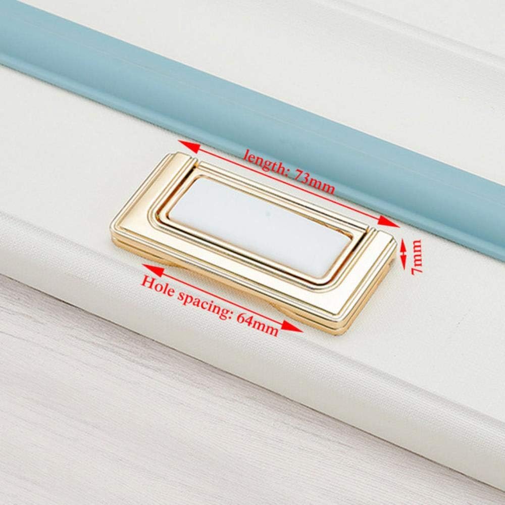 Tiradores de gabinete color crema blanco dorado Perillas Tiradores de