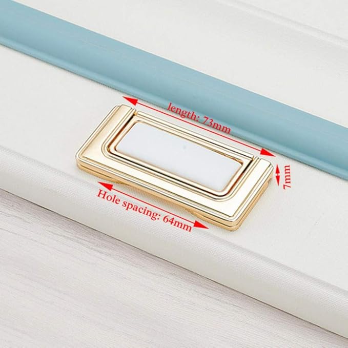 Tiradores de gabinete color crema blanco dorado Perillas Tiradores de