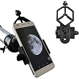 Gosky Universal Cell Phone Adapter Mount – Compatible with Binocular Monocular Spotting Scope Telescope and Microscope – For Iphone Sony Samsung Moto Etc -Record the Nature of the World