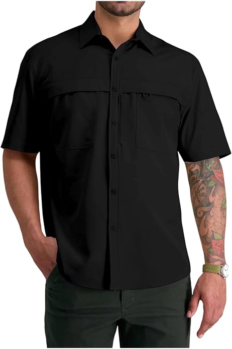 Amazon Camiseta Manga Larga Militar Buso Tipo Polo Manga Larga