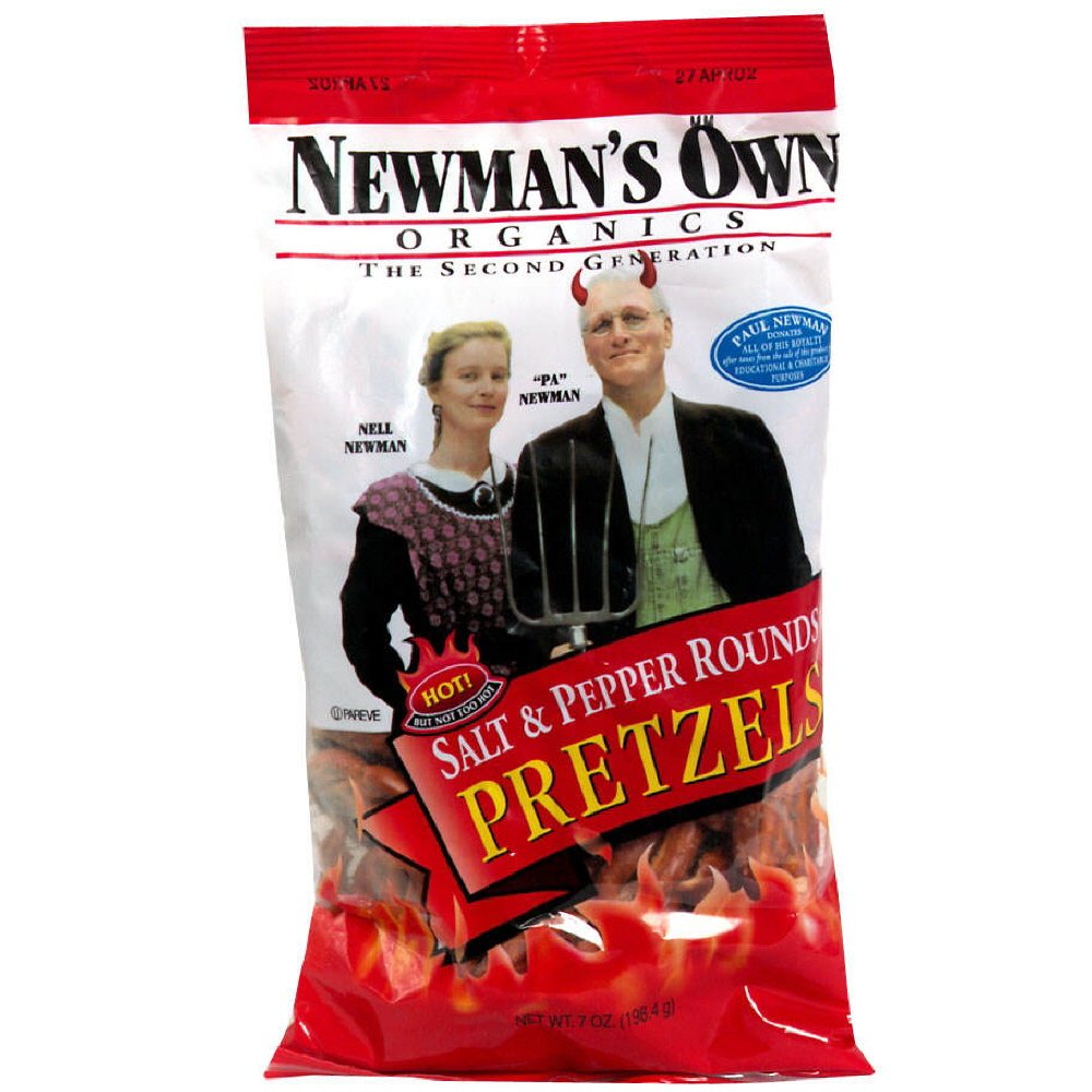 Newman's salt&pepper rounds - pretzels 7oz (757645005005)