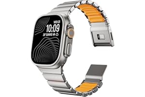 Magnetic Titanium Band Compatible with Apple Watch Ultra 3/2/1 Band 49mm Series 11 10 46mm 45mm 44mm 42mm SE 3/2/1 9 8 7 6 5 