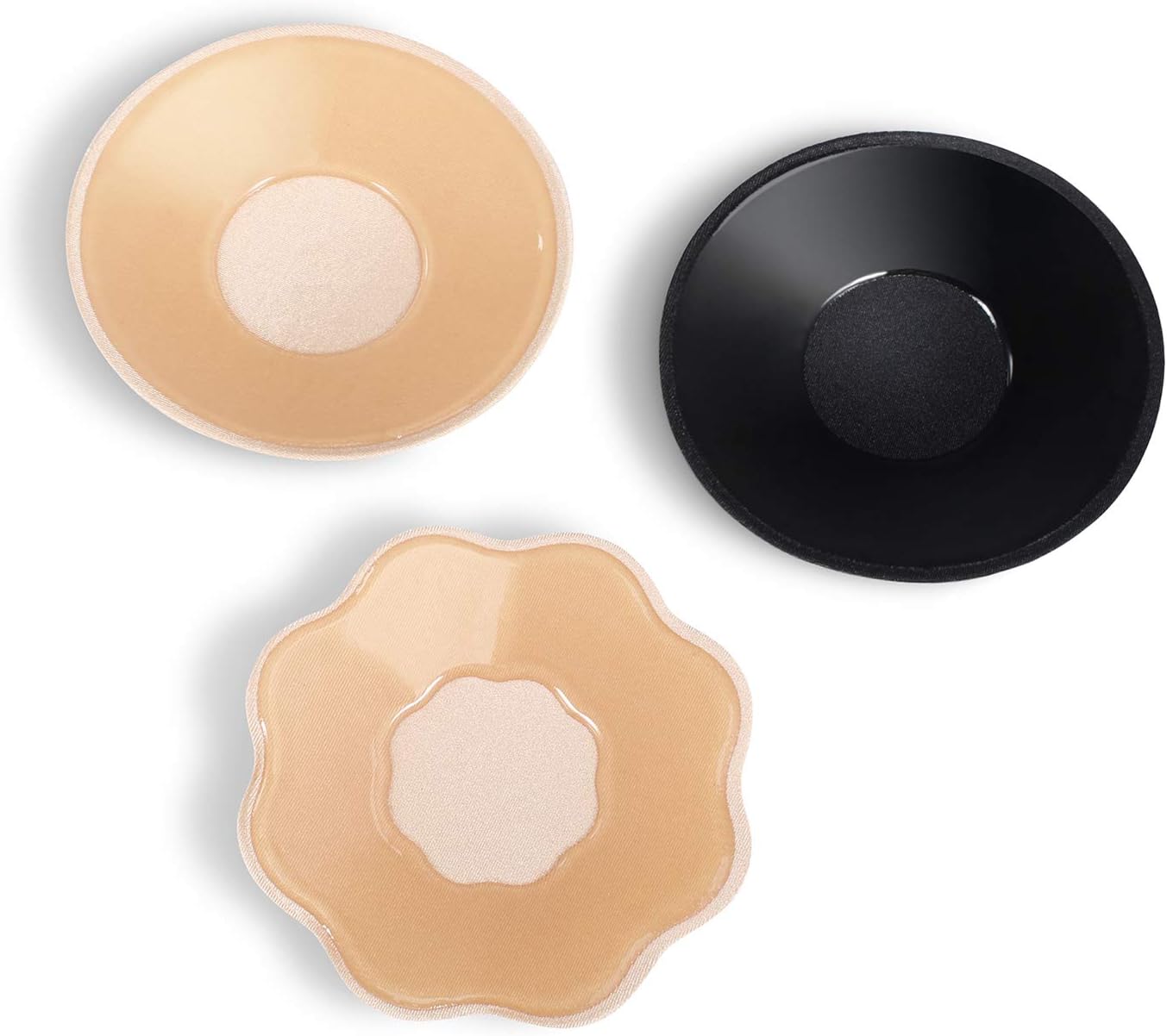 Strapless Backless Sticky bra for Women Push up Self-Adhesive Bras【NEW 2019 VERSION】 (Beige, B CUP)