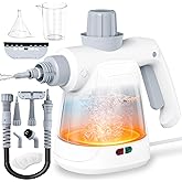 Pressurized Handheld Steam Cleaner 400ML, 9-in-1 Multipurpose Portable Steamer with Safety Lock, Chemical-Free Deep Cleaning for Grout, Floors, Windows, Car, Bathroom, Kitchen, Home