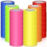 Hoolerry 60 Pcs Flagging Tape Assorted Colors, Non