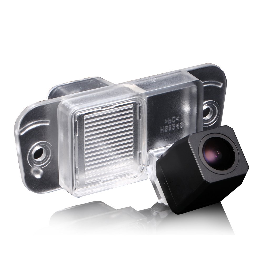 Kalakus Night Vision Reversing Vehicle-Specific Camera Intergarated in Number Plate Light License with 170 ° Angle Car Rear View System for Ssangyong Rexton/Kyron/Actyon/Chairman/Rodius/Korando