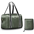 Foldable Duffle Bag for Travel | Lightweight, Water-Resistant, Multifunctional Carry On Bag | Sustainable and Durable Nylon