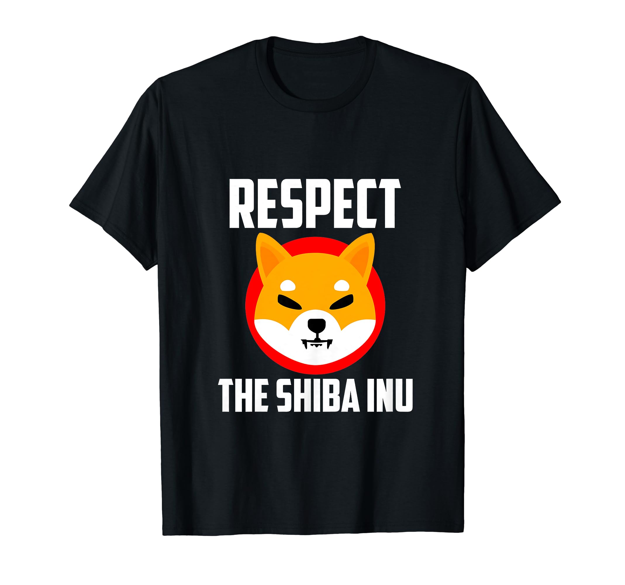 Respect The Shiba Inu Cryptocurrency Blockchain HODL Coin T-Shirt