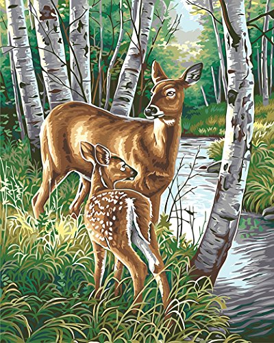Deer Paint by Number Kits | Kritters in the Mailbox | Deer Paint by Number