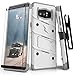 Zizo Samsung Galaxy Note 8 Case, [Bolt Series] Free [Curved Full Glass Screen Protector] Kickstand[12 ft. Military Grade Drop Tested] Holster Note 8