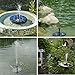 RSTECH Solar Powered Bird Bath Fountain Pump 1.5W Solar Panel Water Floating Fountain Pump Kit for Outdoor, Garden, Pool, Pond, Fish Tank Aquarium Decorations