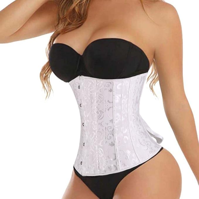 3 5 Days Delivery 11 24 Spiral Steel Boned Satin Waist Training Brocade Corset #waist #trainer #2020 3 5 Days Delivery 11 24 Spiral Steel Boned Satin Waist Training Brocade Corset