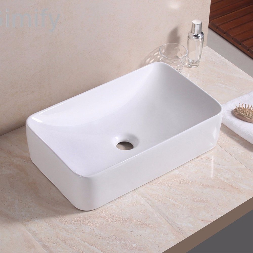 Square Ship From Uk Felicon Bathroom Sink Countertop Basin Wash