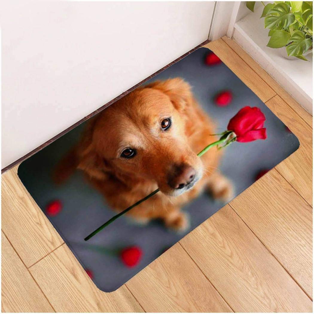 Bibmmo Cute Animal Print Square Shape Non-Slip Home Mat Bathroom Mat Puzzle Play Mats