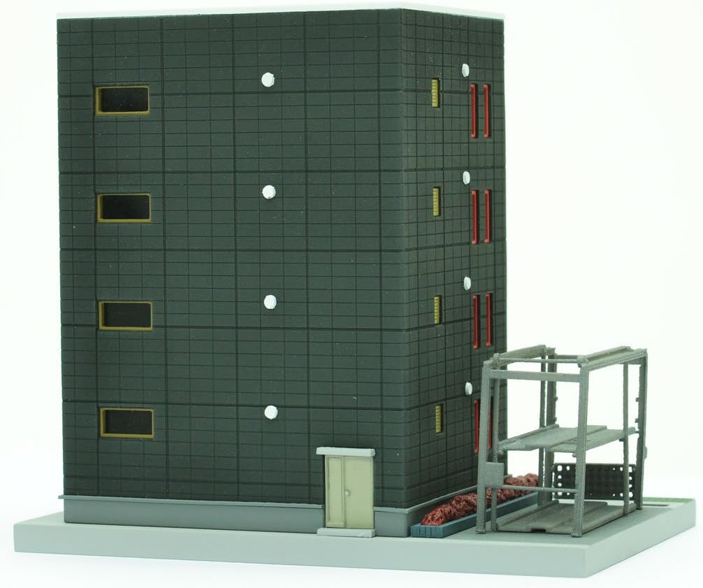 TomyTEC 290674 Apartment Block, Black Model Railway, Mehrfarbig - Image 4