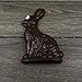 Gourmet Solid Dark Chocolate Easter Bunny – ½ pound –Perfect Easter Gift for Kids, Grandchildren, Adults – Individually Wrapped with Bow – Ready to Gift
