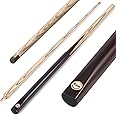 Kmise Pool Cue Set of 3-57'' Cue Stick with 9.5mm Pro Tip, Handcraft, Made of Maras, Black Walnut, and Chacate Preto Wood, Bar or House Use for Men or Women, Pool Sticks for Adults
