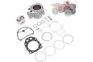MOFANS Cylinder Piston Kit with Gasket Set Standard Bore Rebuild Top End Kit Fit for Honda TRX500 Foreman Rubicon 500 2012 2013 2014-2016 2017 2018 2019 Replace for 12100-HR0-F00