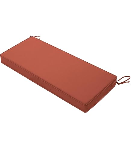 Cojín Para Banco De Jardín - 150x35cm (5cm Grosor), Impermeable, Poliéster + Esponja