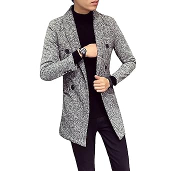 Amazon Co Jp Initialg イニシャルジー メンズ トレンチコート