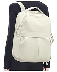 CADOLIM Beige Large Travel Backpack For Women