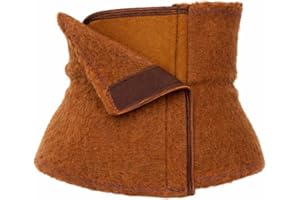 Camel Wool Lower Back Support Belt for Men & Women – Adjustable Warm Lumbar Wrap with Velcro – Winter Back Warmer for Sciatic