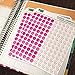 Stethoscope Medical Doctor Appointment Dots Planner Scrapbooking Crafting Stickers - Pink - Opaque