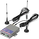 QX210-NW2 Industrial 4G LTE WiFi Router, Cellular VPN Routers for Wireless Internet Backup, M2M Gateway RS232 WiFi Modem Rout