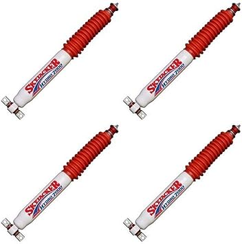 72-82 Scout Traveler 4WD 2-4/" Lift Front Skyjacker Black MAX Shocks