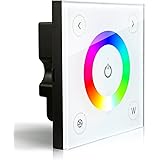 LEDENET&reg; D4 Wall-mounted Touch Panel Full Color RGBW Dimmer Controller LED Strip Lighting 12-24V 16A 192W 384W (5 Year Warranty)
