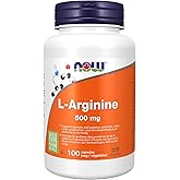 NOW Supplements, L-Arginine 500 mg, Nitric Oxide Precursor, Amino Acid, 100 Veg Capsules