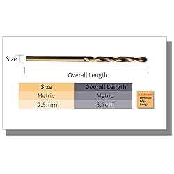 STROTON Metric M42 8% Cobalt Drill Bits Independent