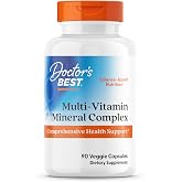Doctor's Best Multivitamin Mineral Complex, Non-GMO, 90 Veg Capsules | Daily Vegan Multivitamin for Women &amp; Men, Vitamins A, C, D3, E, K2, Riboflavin &amp; Niacin, Health Support Supplement for Adults