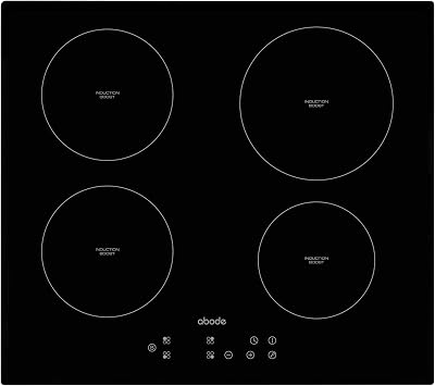 Abode Induction Hob 59cm Four Zone Ceramic Cooktop with Touch Control