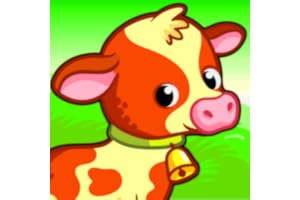 Funny Farm! Animal toddler games for kids, girls, boys. Preschool educational learning for babies