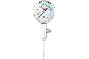 DIOCHE Ball Pressure Gauge, Mini Utility Air Pressure Gauge Barometer Tool for Basketball Football Volleyball
