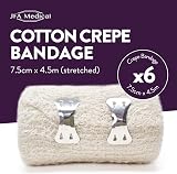 JFA Medical Cotton Crepe Bandages 7.5cm x 4.5m Box of 6 view 2