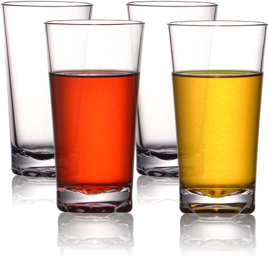 MICHLEY Classic Unbreakable Water Tumblers, Restaurant