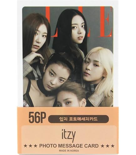 Amazon.com : ZEESOON K-POP IDOL Group New Photo Message Card 56pcs