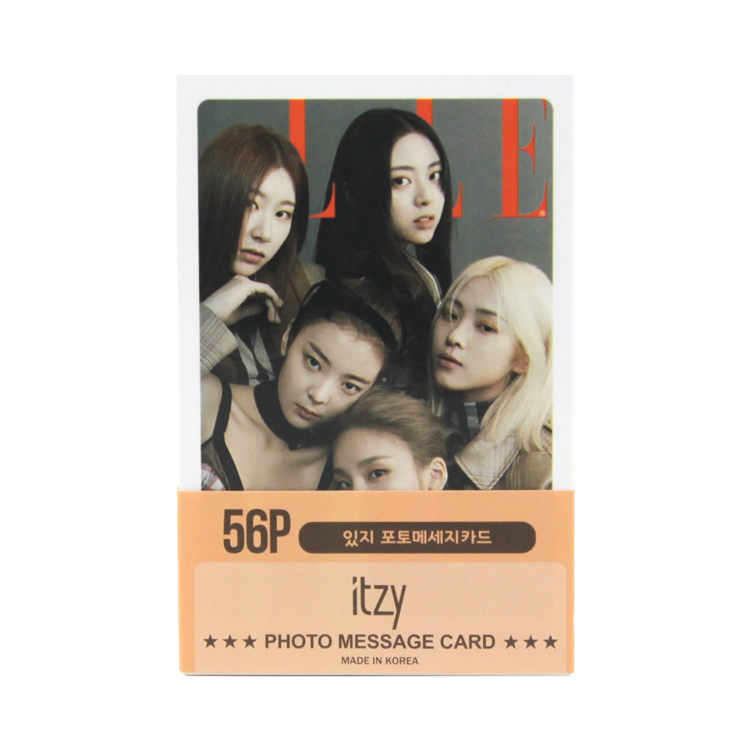K-POP IDOL Group New Kpop Photo Message Card 56pcs set (Postcard / 56sheets) or Transparent Card 25pcs set (ITZY)