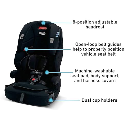 Booster Seat 3-in-1 Harness Compatible with Graco Tranzitions