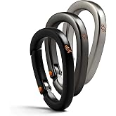 Bellroy Carabiner Trio, Attachment Clips, Set of 3 - BlackGraphiteSilver | Set of 3 super-lightweight attachment clips in versatile colors for organizing your everyday carry