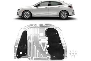 Aumtoni Engine Splash Guard Compatible with Civic 2016 2017 2018 2019 2020 2021, Under Car Splash Shield Lower Cover Board, Replace# 74110-TBA-A00