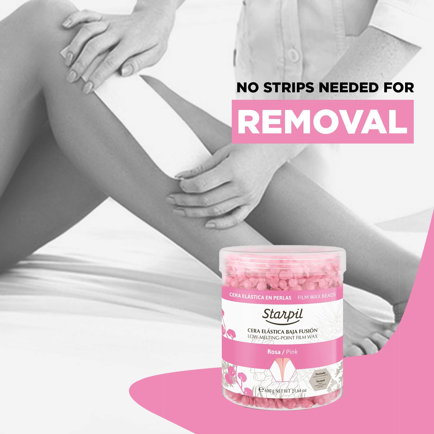 Starpil Filmwax Pink Beads (Polymer Blend) 600g