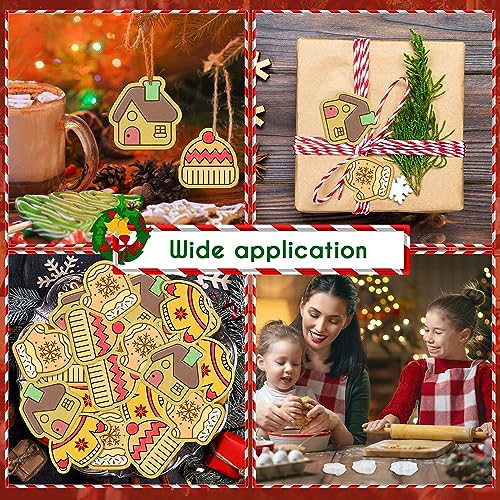 Keluna Christmas Cookie Cutters Set 5 Design Embossing Christmas