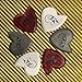 Faux Dragon's Heart Guitar Picks Variety Pack (6) - Red, White, Gray | 300 Hours of Durability | 2.5mm Thick