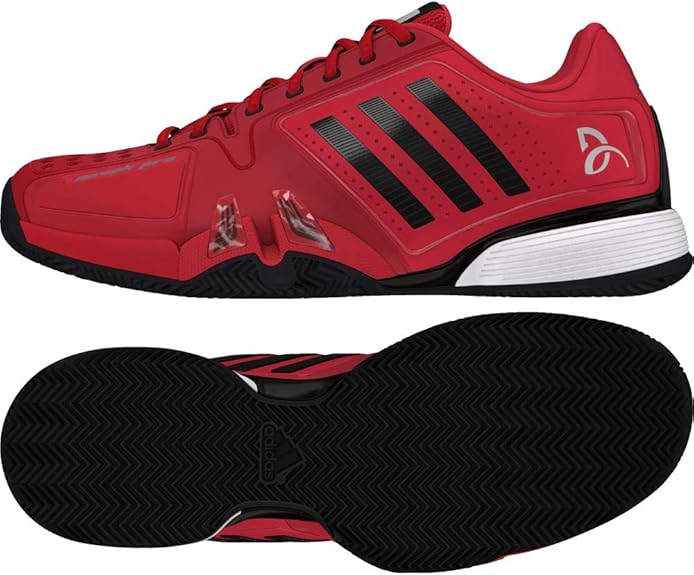 Amazon [アディダス] テニスシューズ オムニクレーコート用 NOVAK PRO CL ノバク プロ DWF41 AP9877 RD